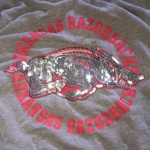 PINK Arkansas Razorbacks Pullover